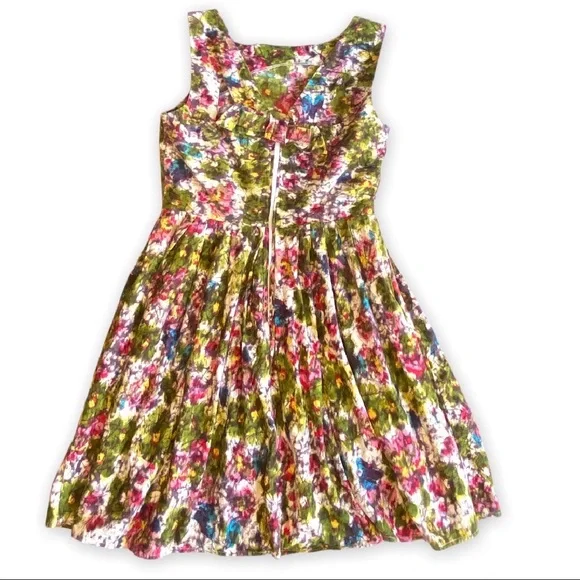 Bar III | 💎 Abstract Floral Fit and Flare Mini Dress. - Picture 8 of 12